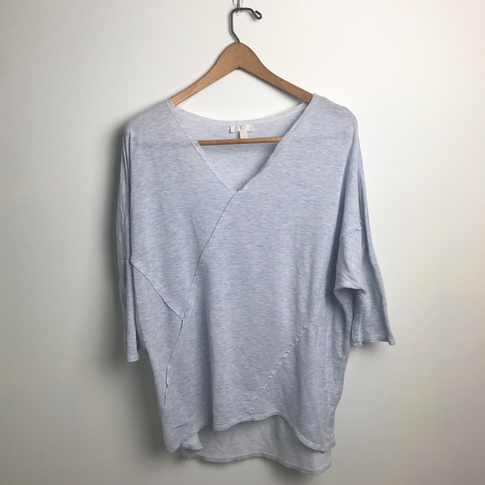 C Label tunic v-neck top, sz XL